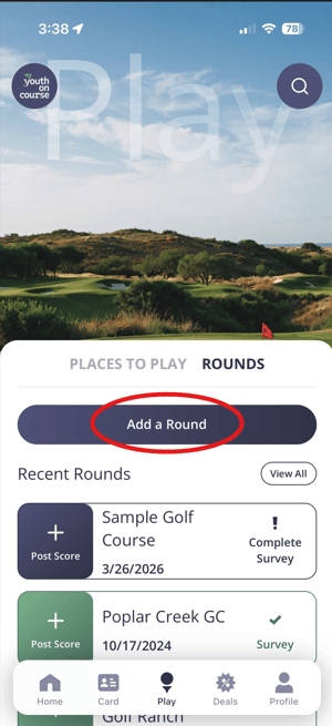 YOC app post round